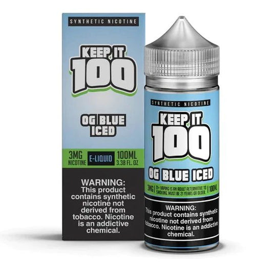 Keep it 100 OG Blue Iced 100ml E-Liquid Review