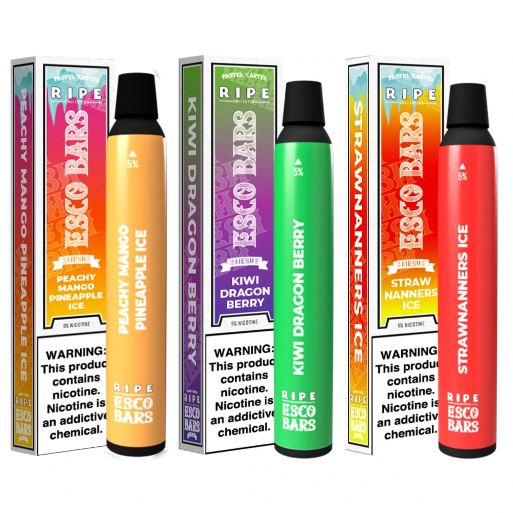 Esco Bars Ripe 2500 Puff Disposable Vape Flavor Selection – Apvs