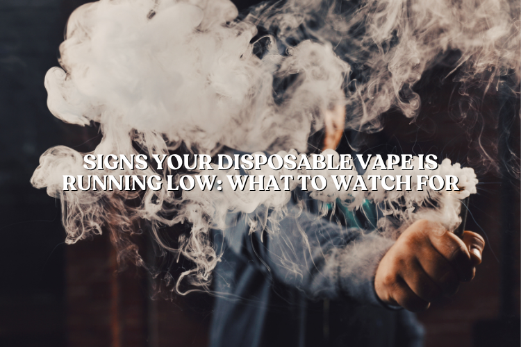 Signs Your Disposable Vape Is Running Low: What to Watch For