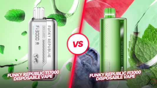 Funky Republic Ti7000 Disposable Vape VS. Funky Republic Fi3000 Disposable Vape – Choosing Your Perfect Vibe