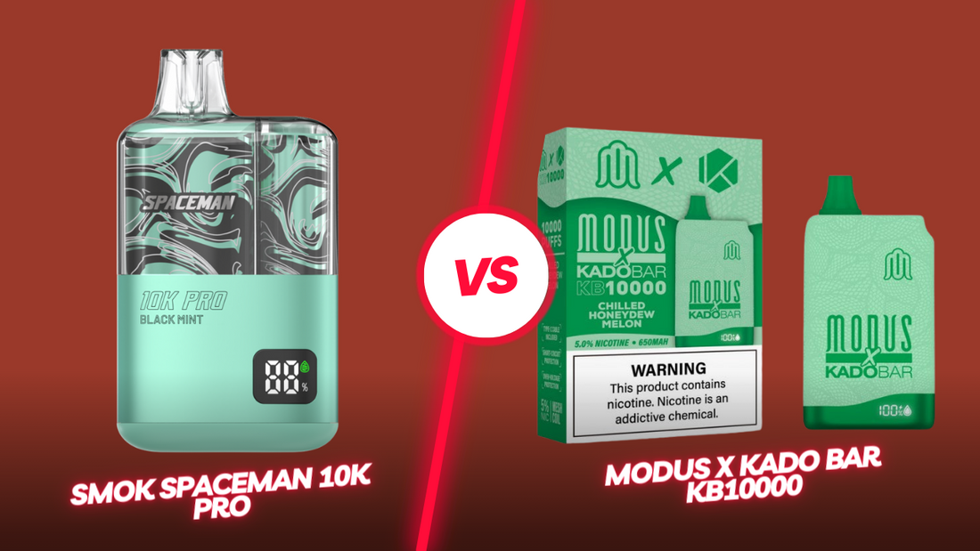 The Top-Tier Disposable Showdown: Smok Spaceman 10K Pro vs. Modus x Kado Bar KB10000