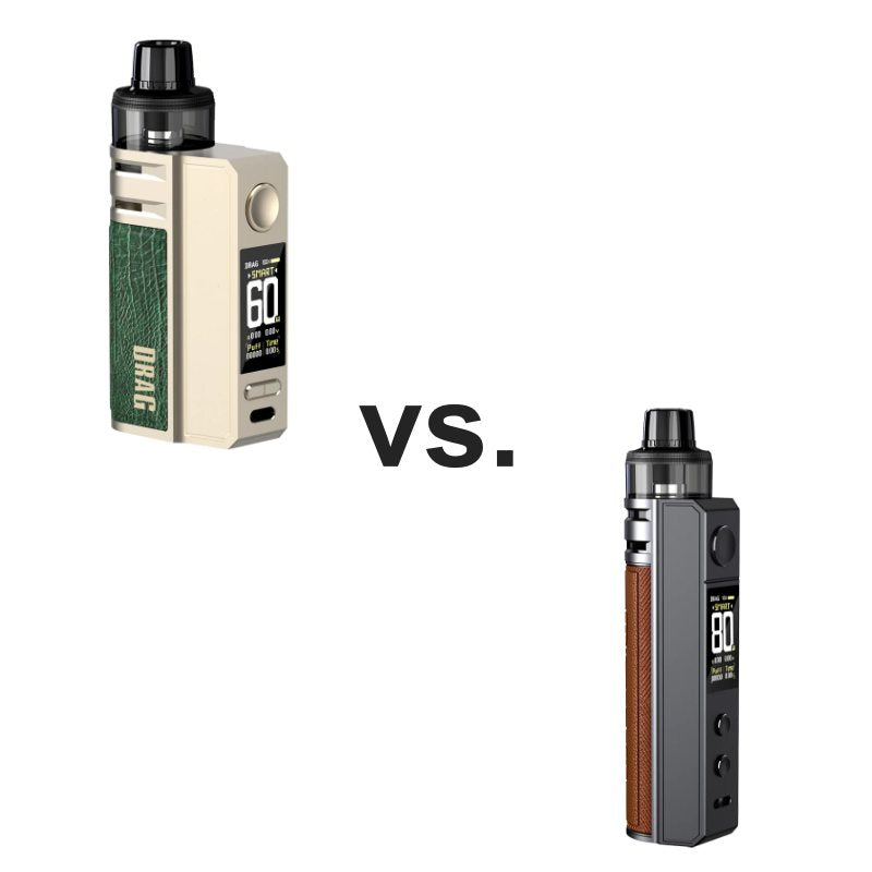 Differences Between Voopoo Drag E60 Pod Mod System Starter Kit and Voo