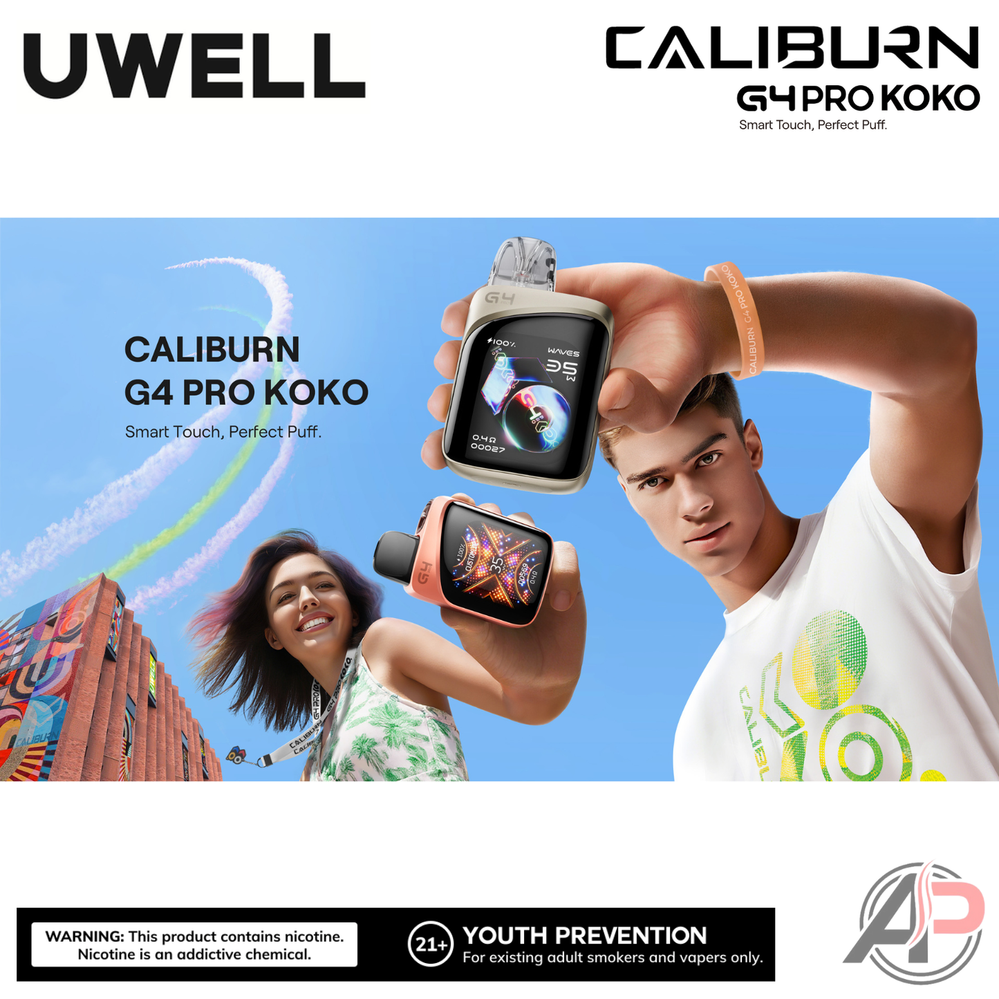 Uwell Caliburn G4 Pro Koko 35W Pod System Starter Kit Device