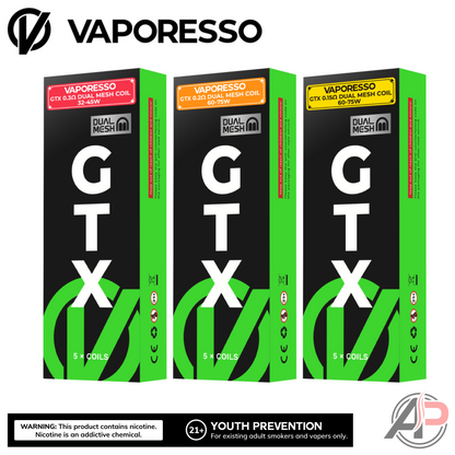 Vaporesso GTX Mesh Coils 5 Pack | Online Vape Shop Apvs Vaporesso GTX Mesh Coils 5 Pack | Online Vape Shop Apvs