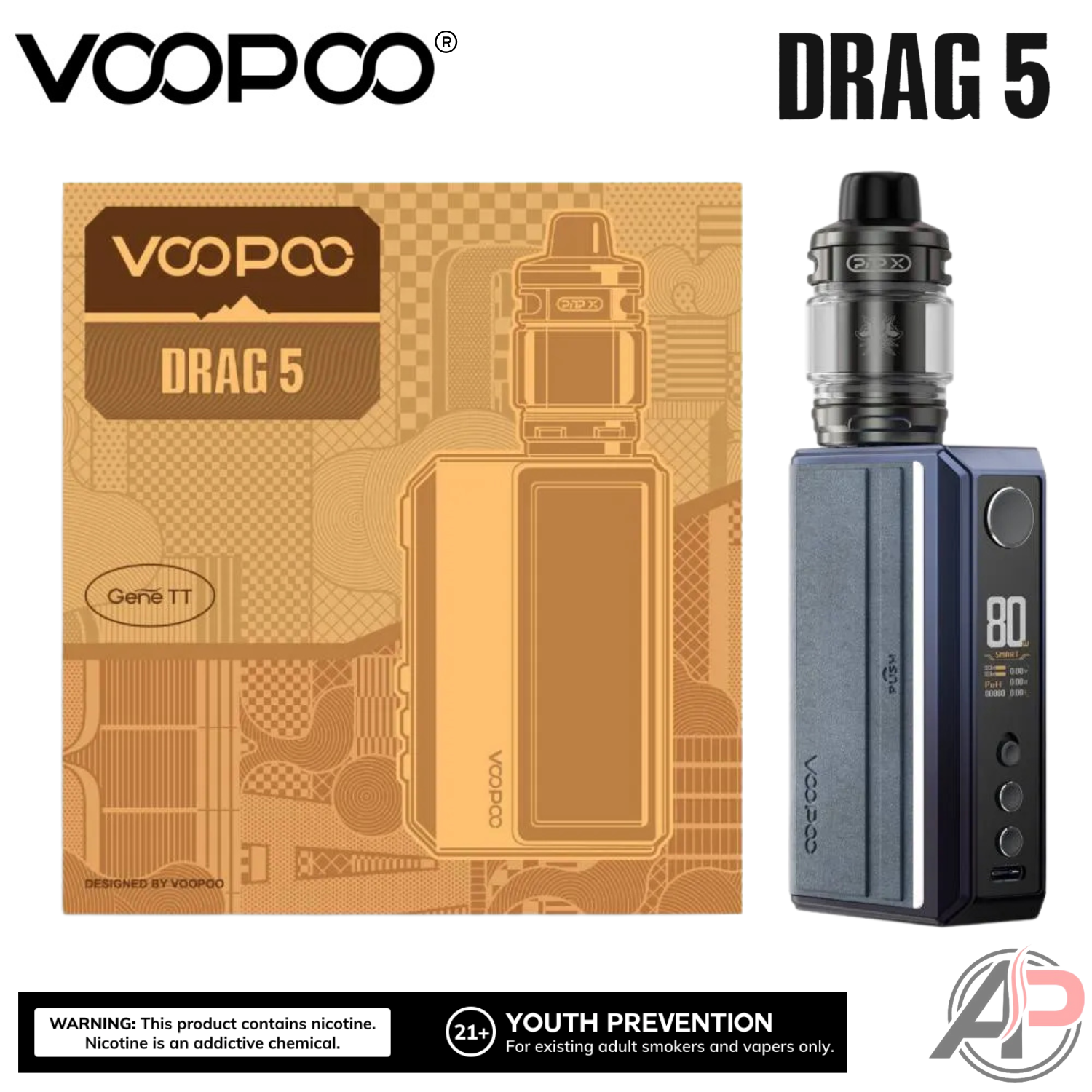 Voopoo Drag 5 177w Box Mod Starter Kit Device Apvs Voopoo Drag 5 177w Box Mod Starter Kit Device Apvs