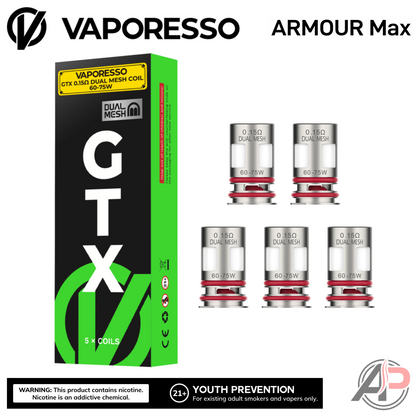 Vaporesso GTX Mesh Coils 5 Pack | Online Vape Shop Apvs Vaporesso GTX Mesh Coils 5 Pack | Online Vape Shop Apvs