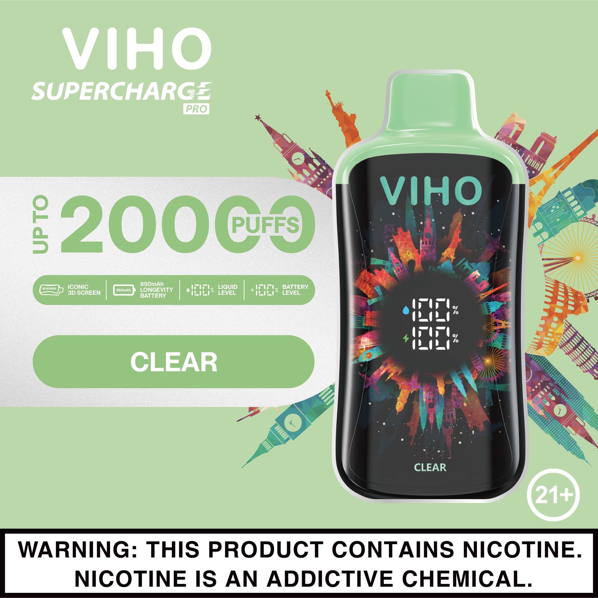 Viho Supercharge Pro 20000 Puffs Disposable Vape Apvs Viho Supercharge Pro 20000 Puffs Disposable Vape Apvs