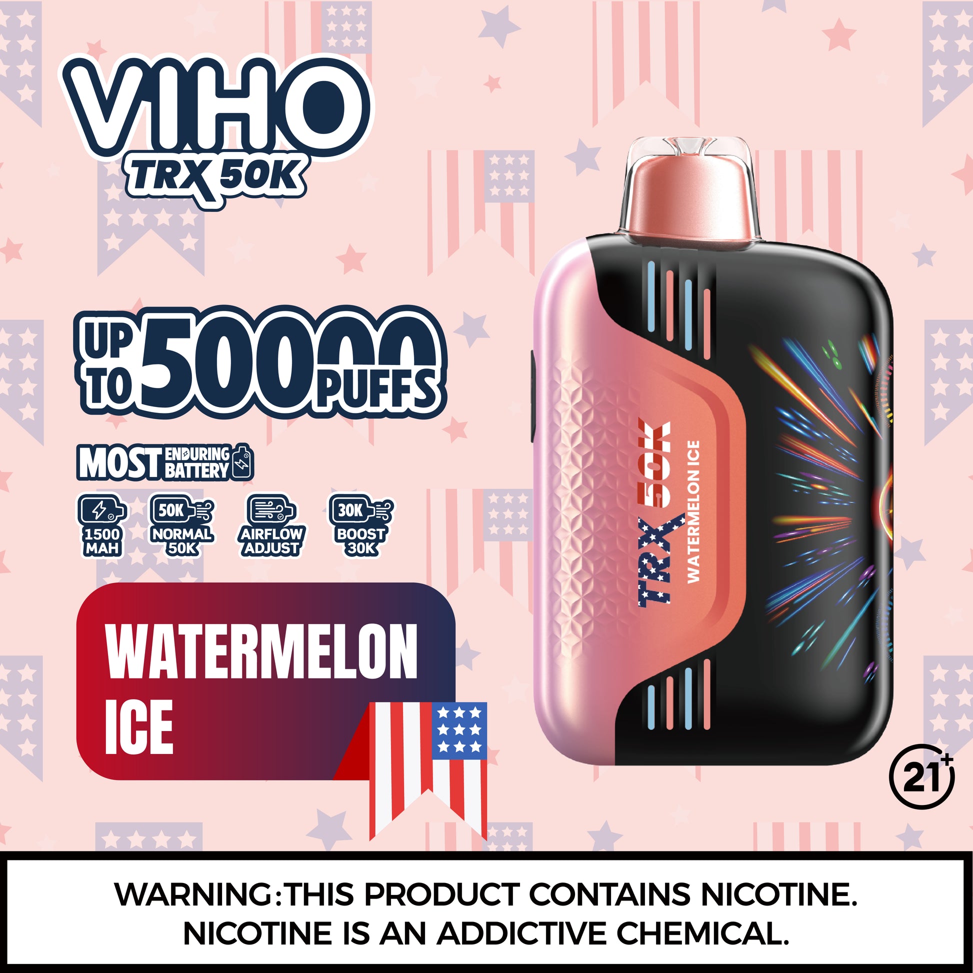 Viho Trx 50K Puffs Disposable Vape Device Apvs Viho Trx 50K Puffs Disposable Vape Device Apvs