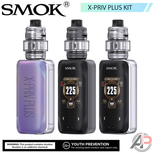 Smok X-Priv Plus 225W Box Mod System Starter Kit Device