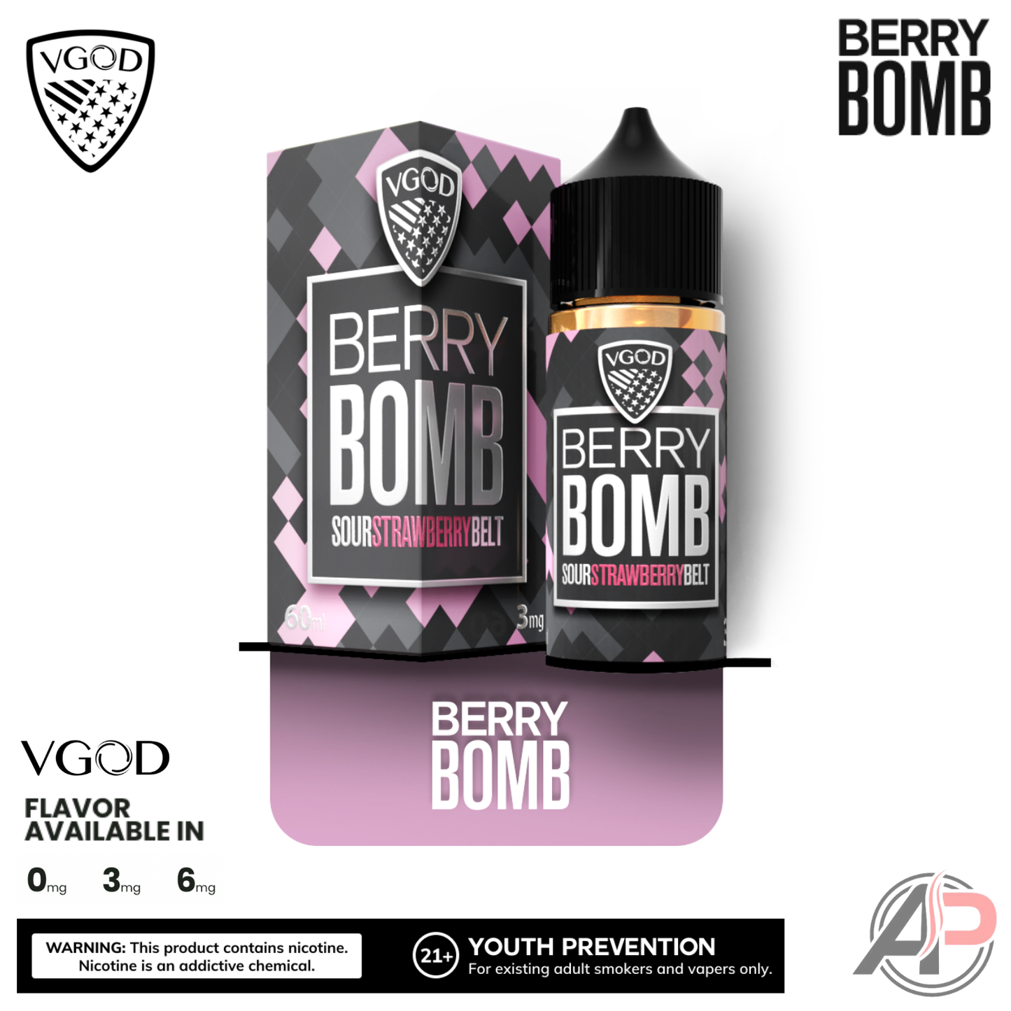 Vgod Berry Bomb E-Liquid 60mL