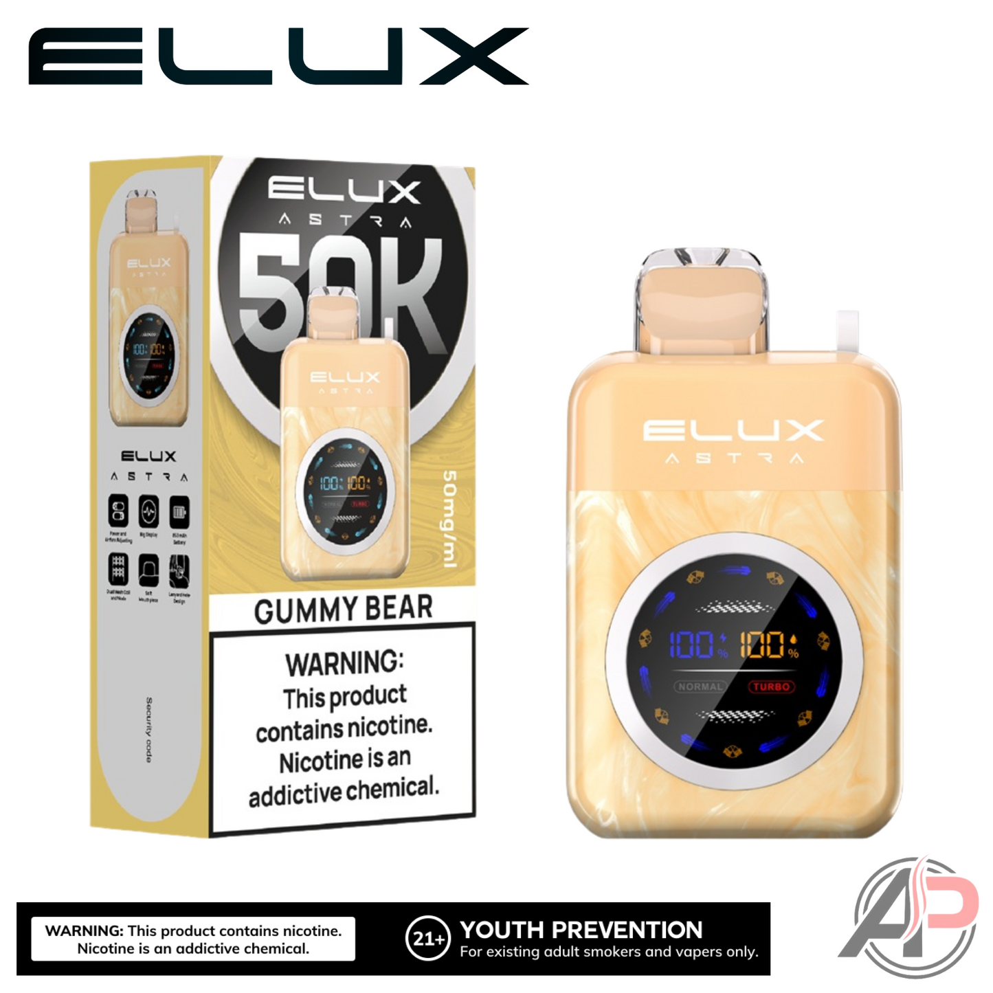 Elux Astra 50000 Puffs Disposable Vape Device