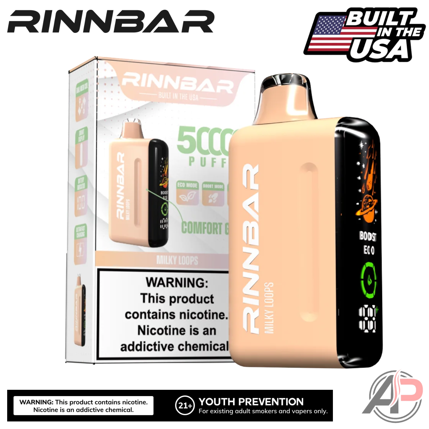 Rinnbar 50000 Puffs Disposable Vape Device