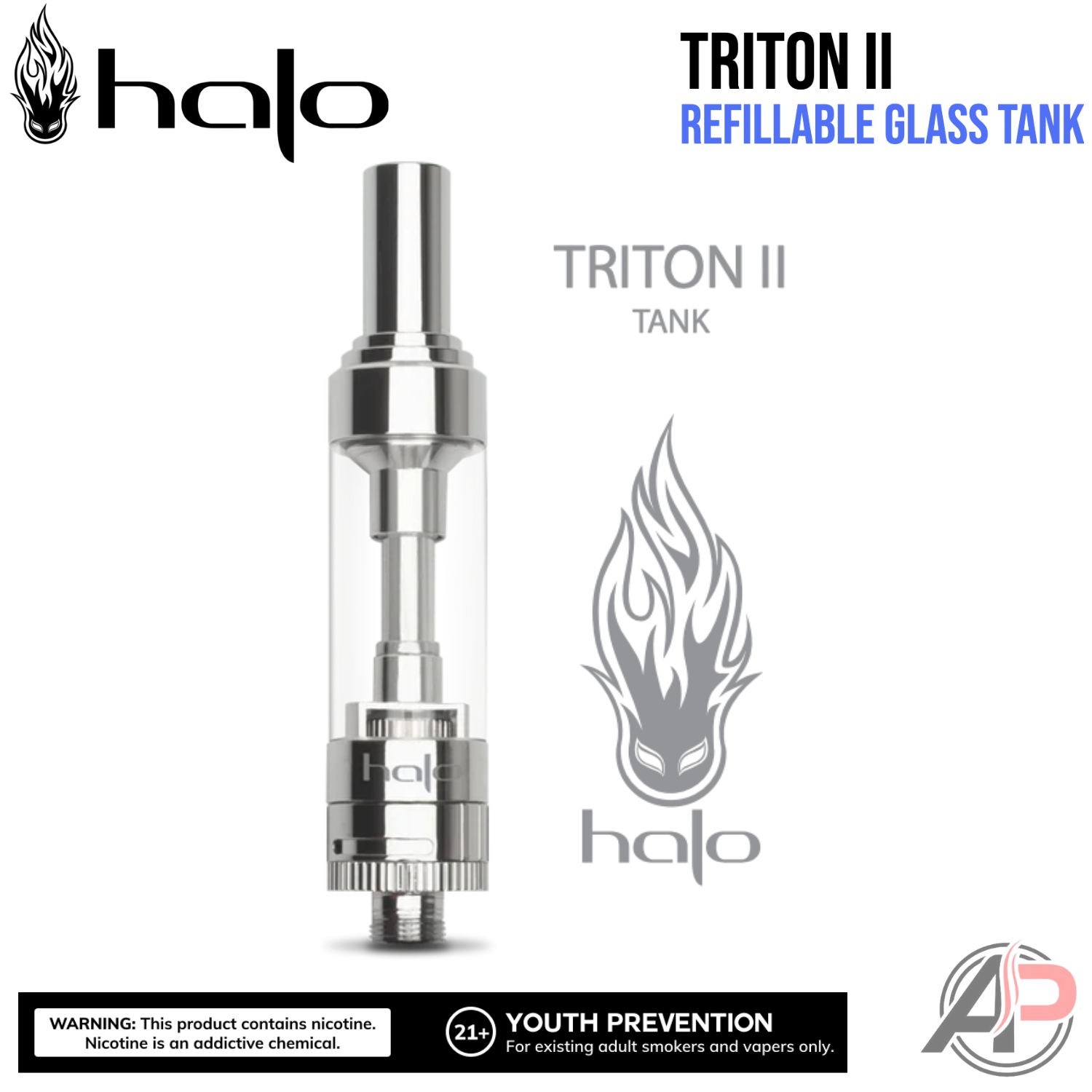triton ii vape tank Halo Triton II Glass Tank – Apvs