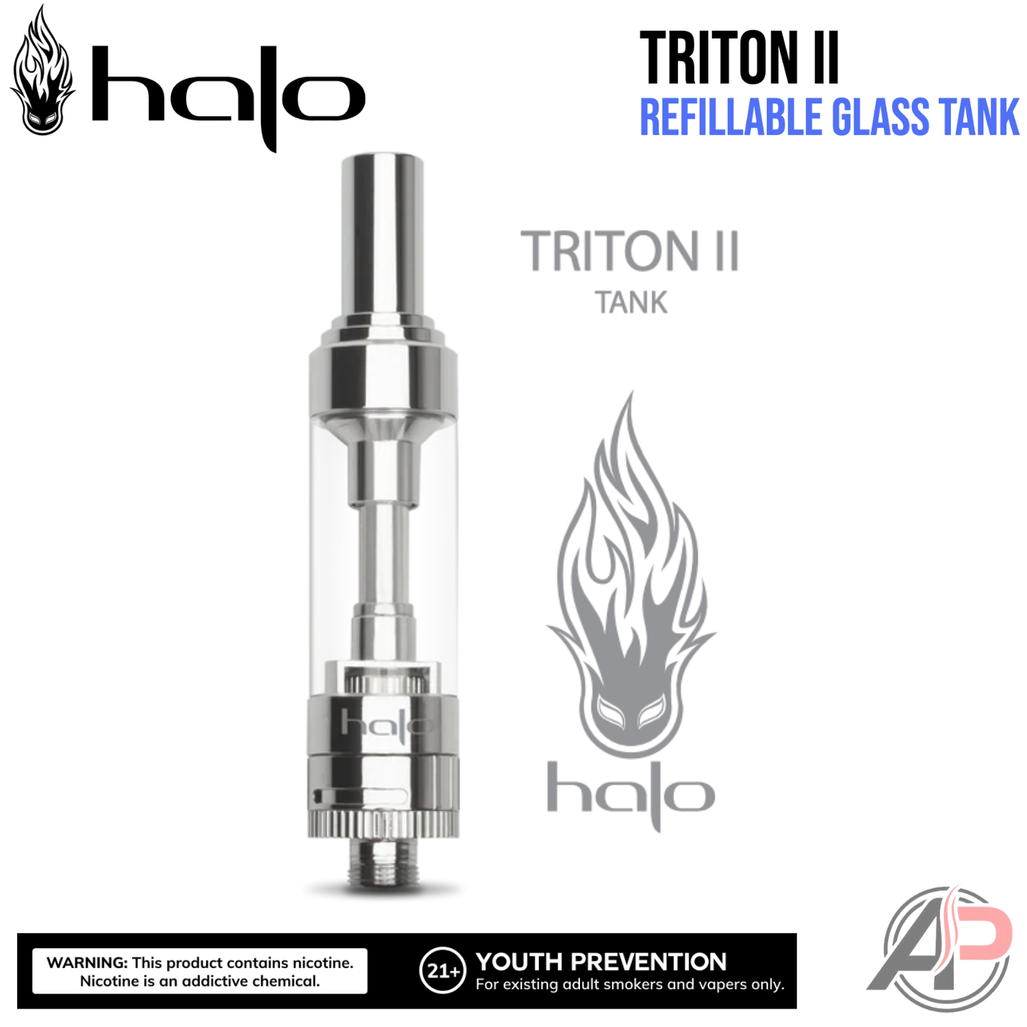 Halo Triton II Glass Tank