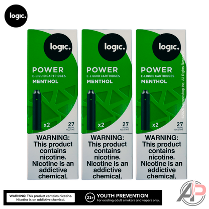 Logic Power Menthol Cartridges 2 Pack