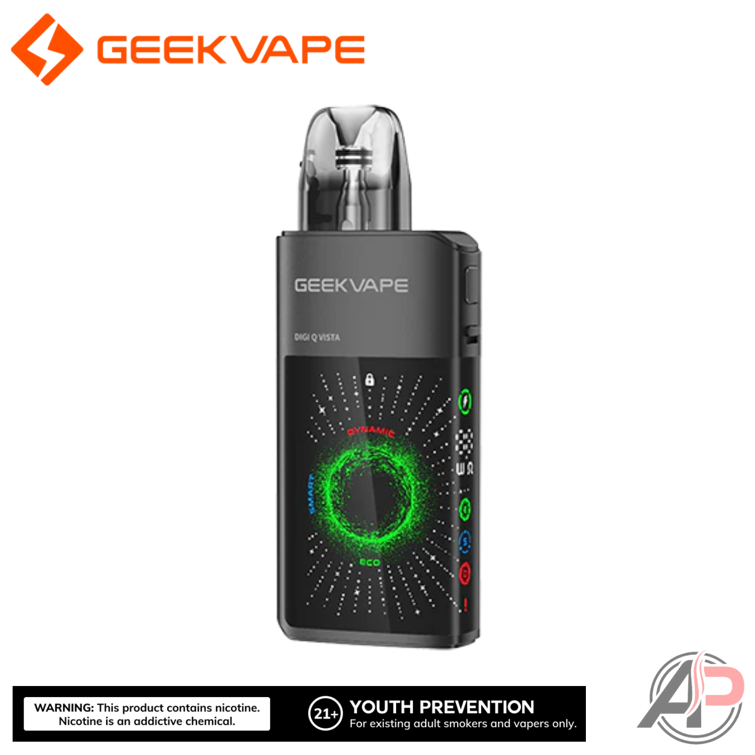 Geek Vape Digi-Q Vista 35W Pod System Starter Kit Device Apvs Geek Vape Digi-Q Vista 35W Pod System Starter Kit Device Apvs