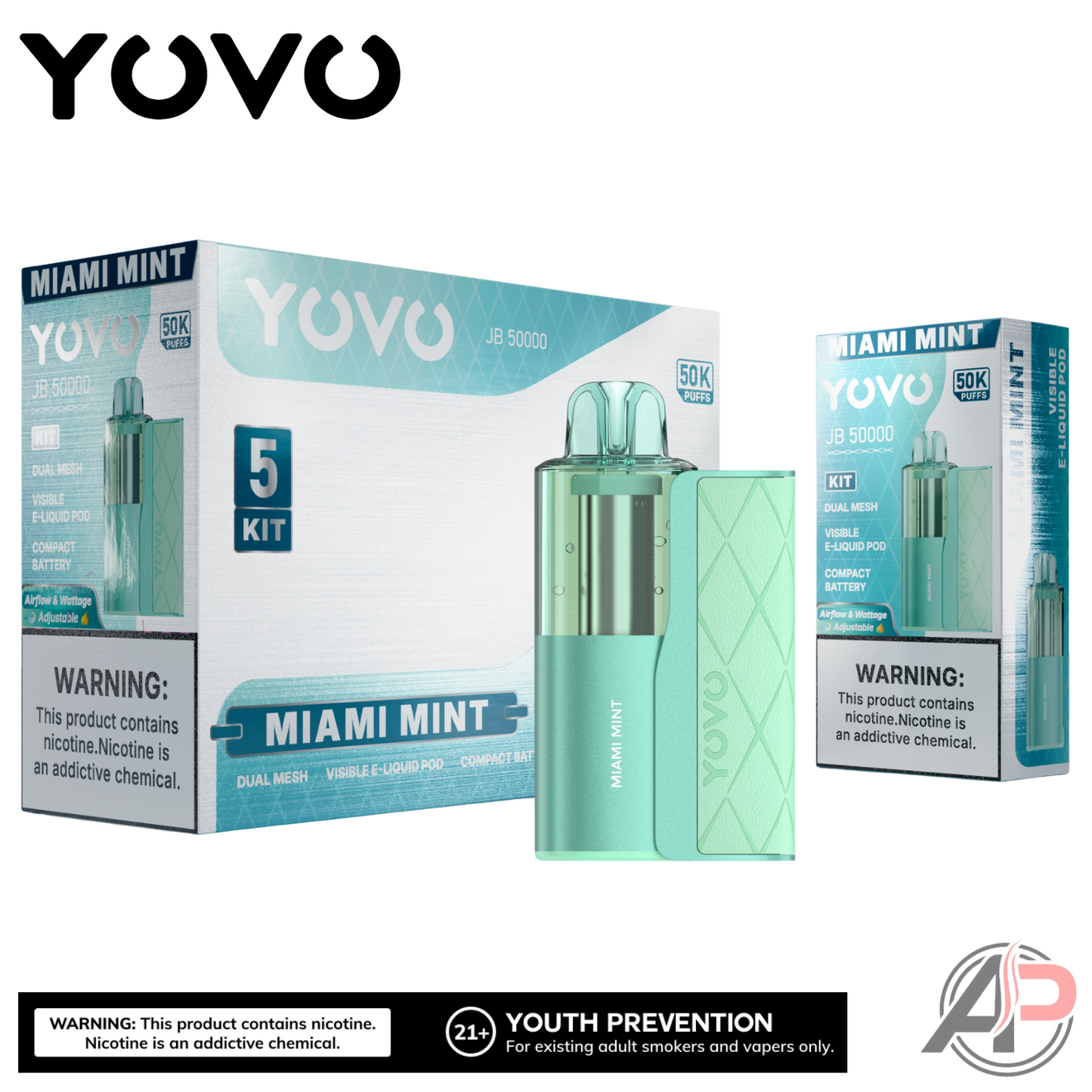 Yovo JB50000 Puffs Disposable Vape Device Kit