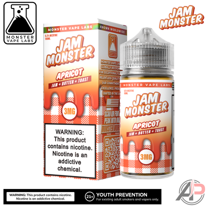 Apricot E-Liquid By Jam Monster Vape Labs 100mL
