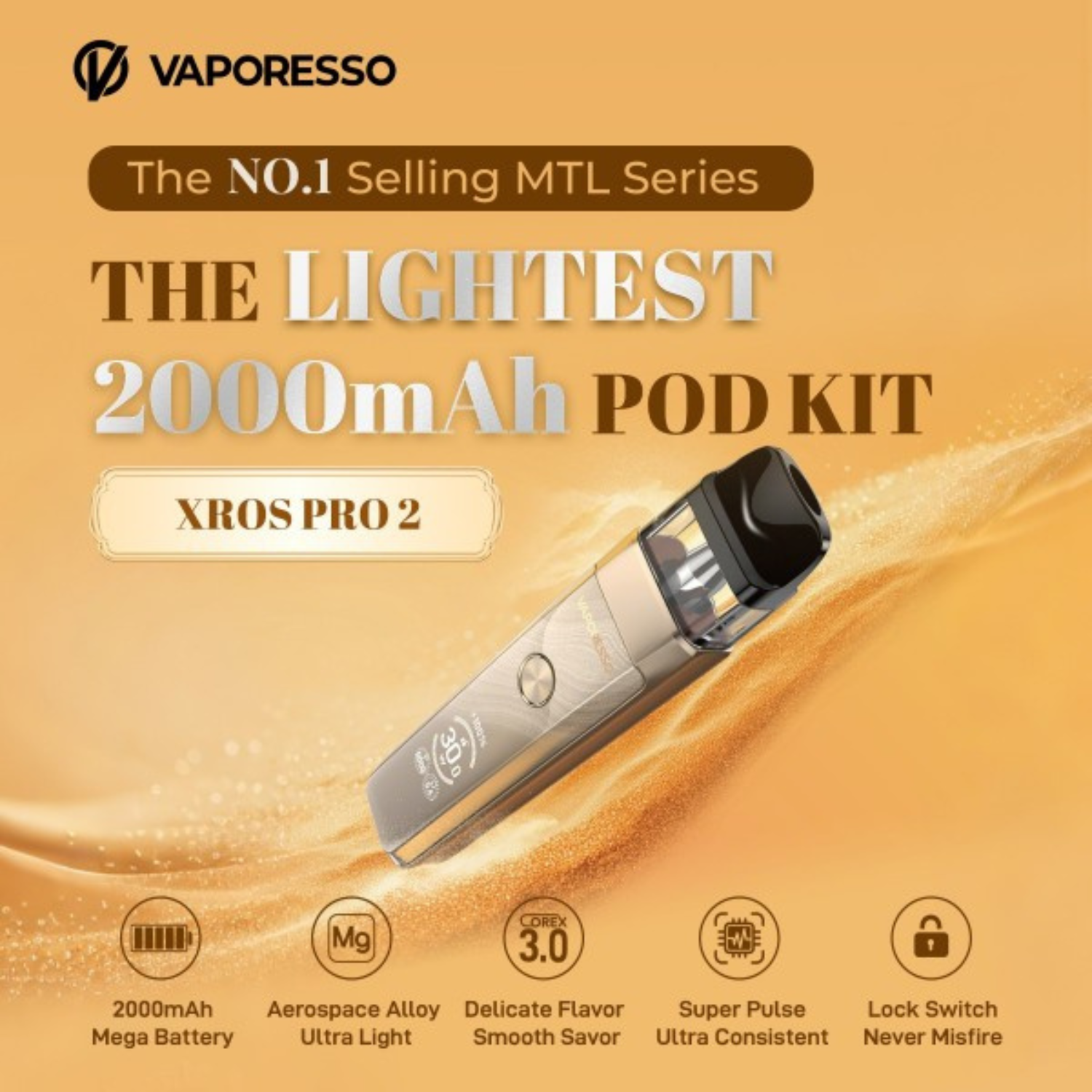 Vaporesso Xros Pro 2 Pod System Starter Kit Device Apvs Vaporesso Xros Pro 2 Pod System Starter Kit Device Apvs
