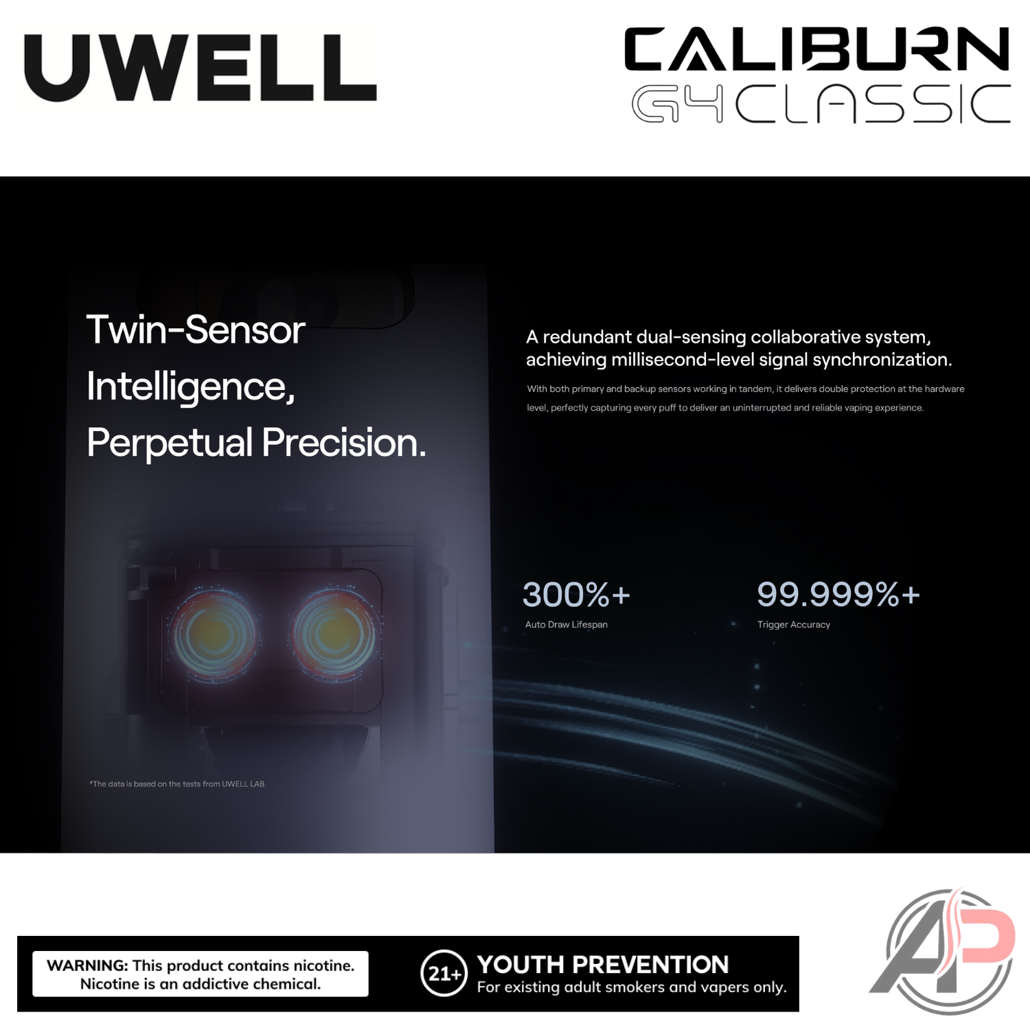 Uwell Caliburn G4 Classic Pod System Starter Kit Device