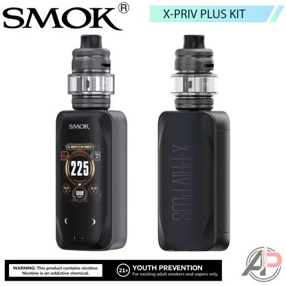 Smok X-Priv Plus 225W Box Mod System Starter Kit Device