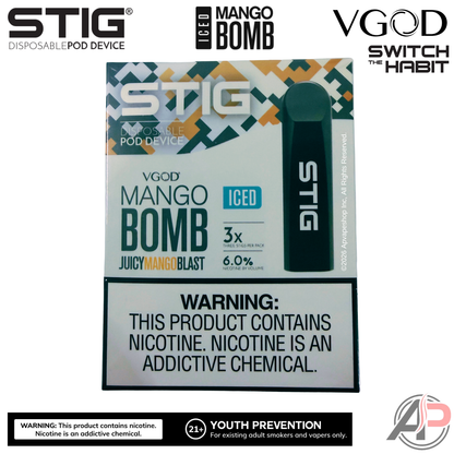 Vgod Stig Disposable Vape Device 3 Pack