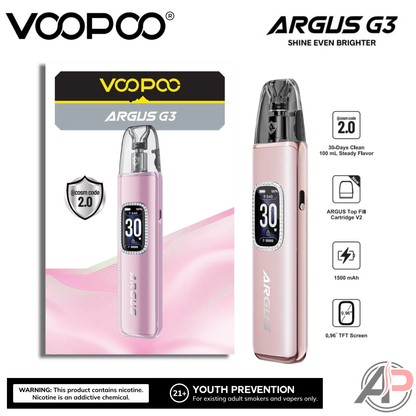Voopoo Argus G3 30w Pod System Starter Kit Device