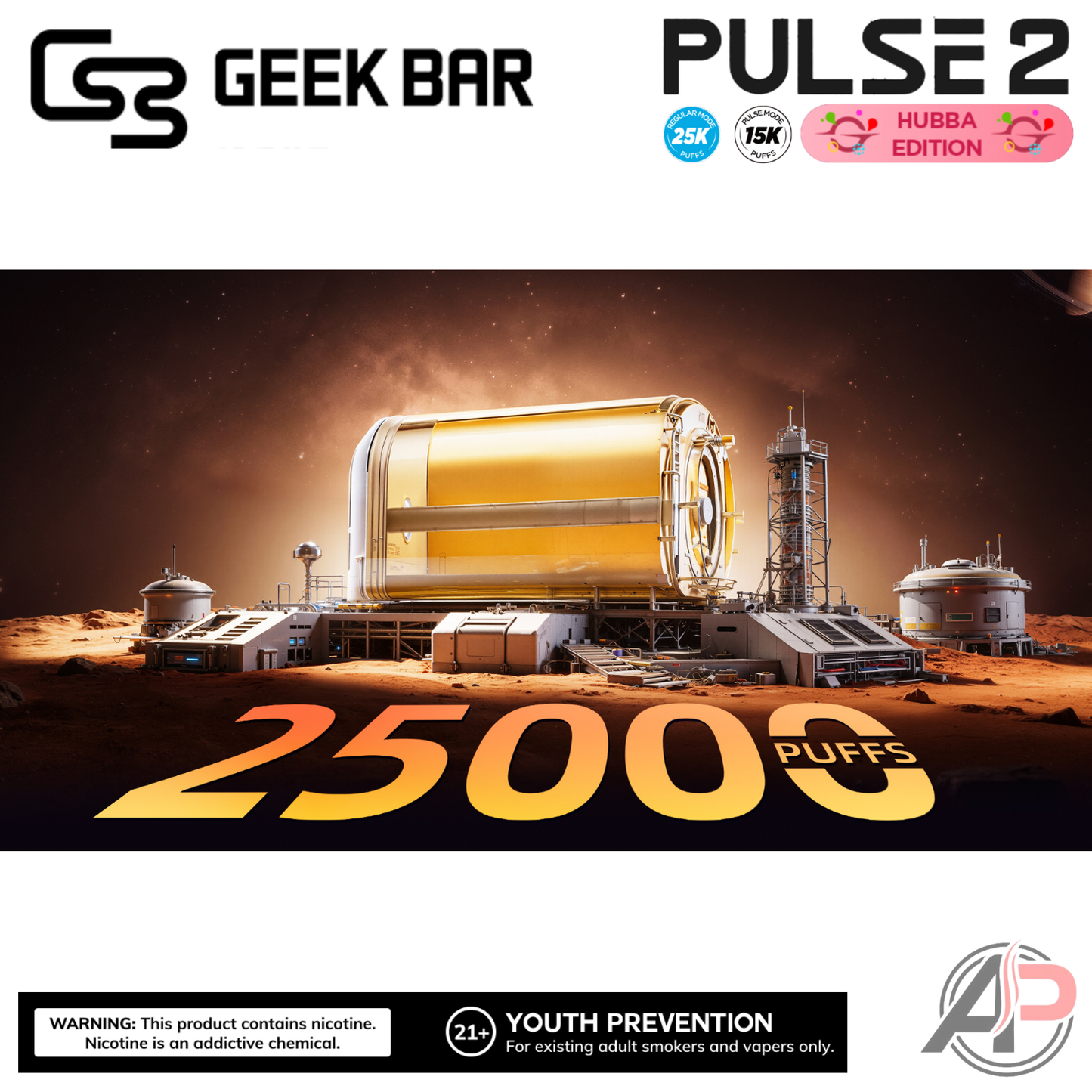 Geek Bar Pulse 2 25,000 Puffs Disposable Vape Device
