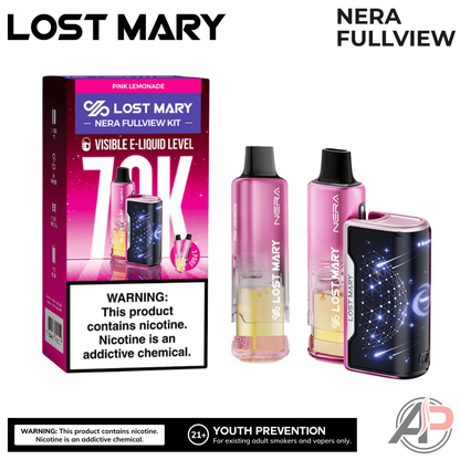 Lost Mary Nera Fullview 70k Puffs Disposable Vape Device Kit