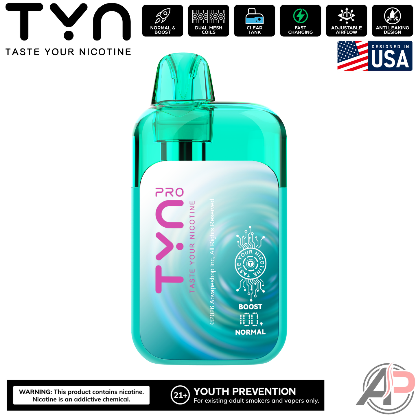 Tyn Pro 50,000 Puffs Disposable Vape Device