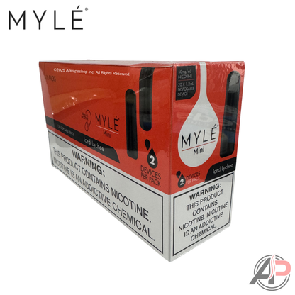 Myle Mini Disposable Vape Device Wholesale Box Iced Lychee