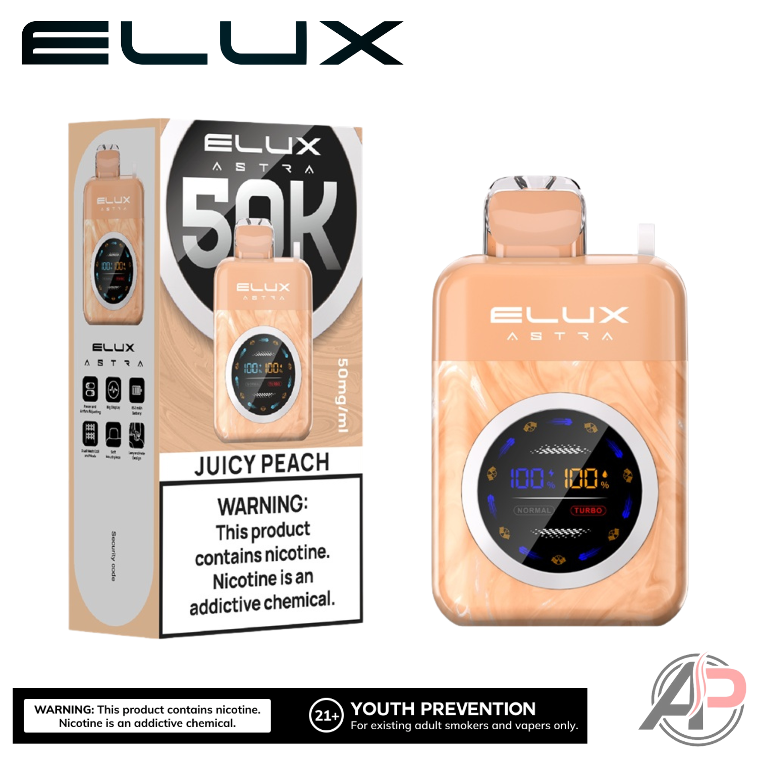 Elux Astra 50000 Puffs Disposable Vape Device