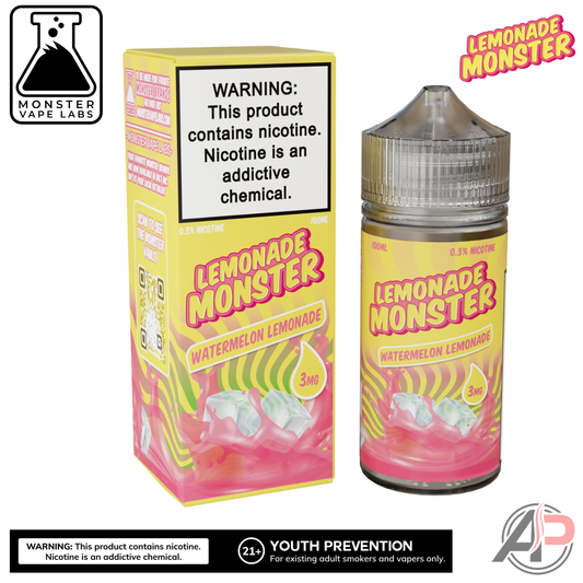 Watermelon Lemonade E-Liquid By Lemonade Monster Vape Labs 100mL