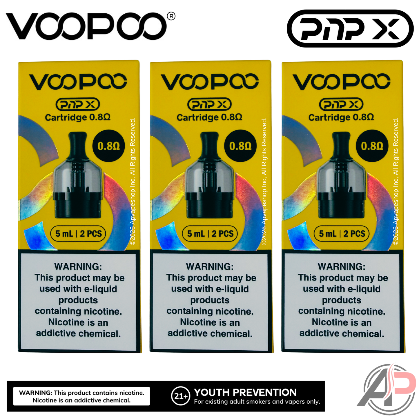 Voopoo PNP-X Replacement Pod Cartridges 2 Pack
