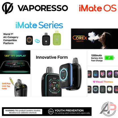Vaporesso x Dojo iMate OS Pod System Starter kit Device