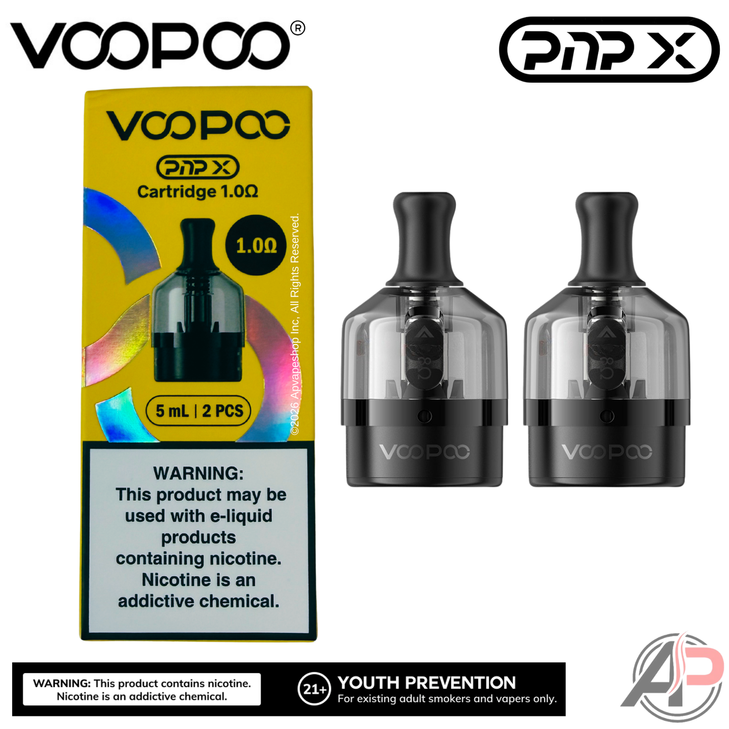 Voopoo PNP-X Replacement Pod Cartridges 2 Pack