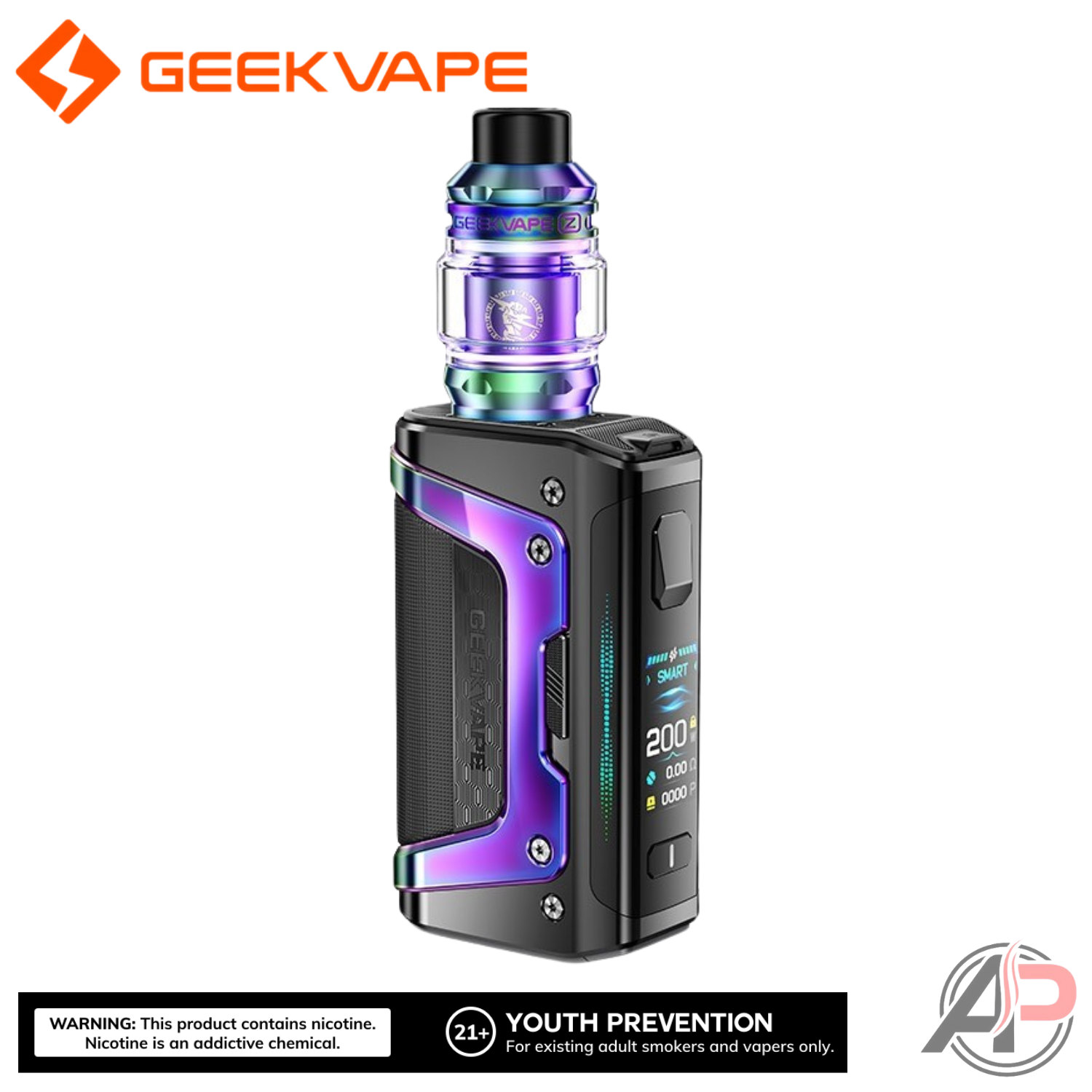Geek Vape Aegis Legend 5 200W Mod Starter Kit Device Apvs Geek Vape Aegis Legend 5 200W Mod Starter Kit Device Apvs
