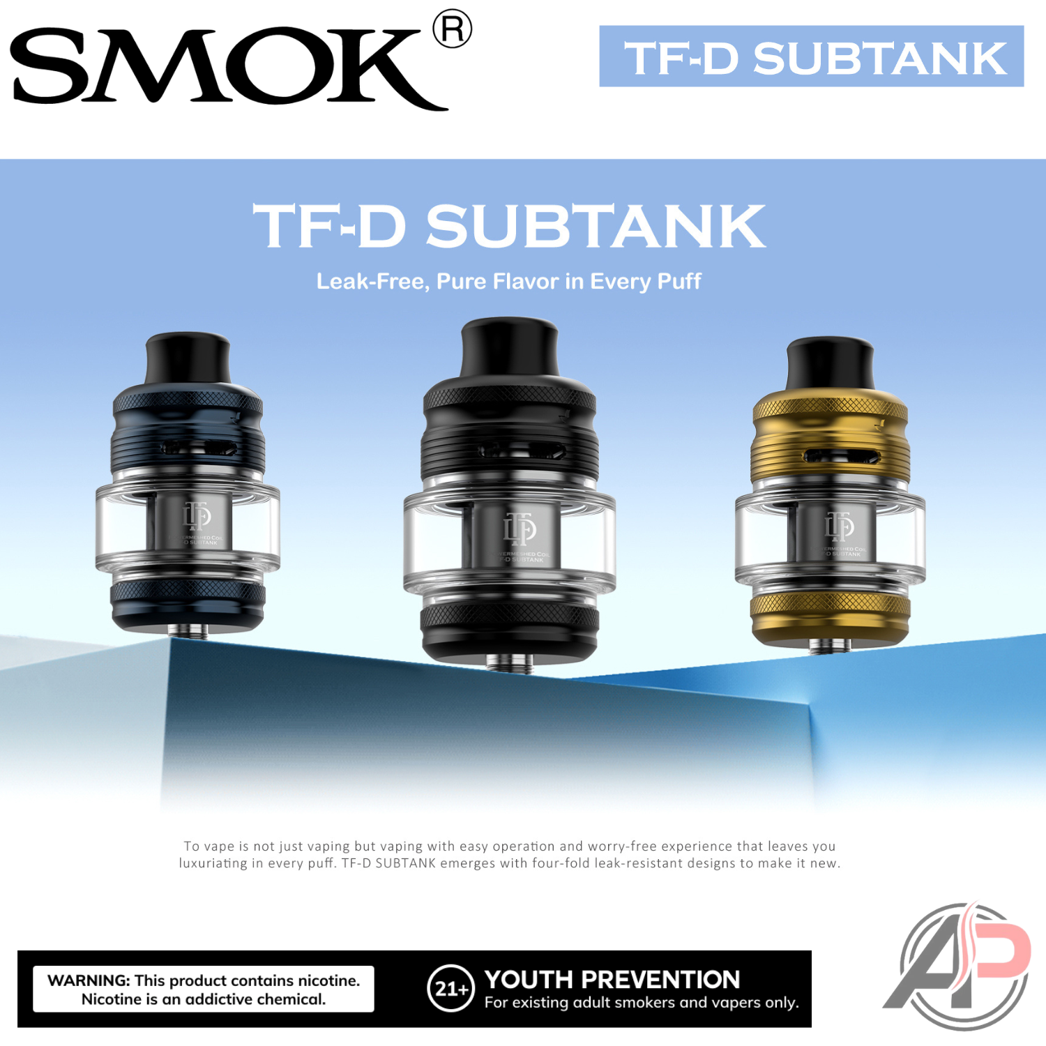 Smok TF-D Subtank Apvs Smok TF-D Subtank Apvs