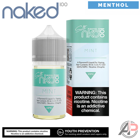 Naked 100 Mint Salt Nicotine E-Liquid 30mL