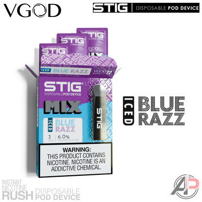 Vgod Stig Disposable Vape Device 3 Pack