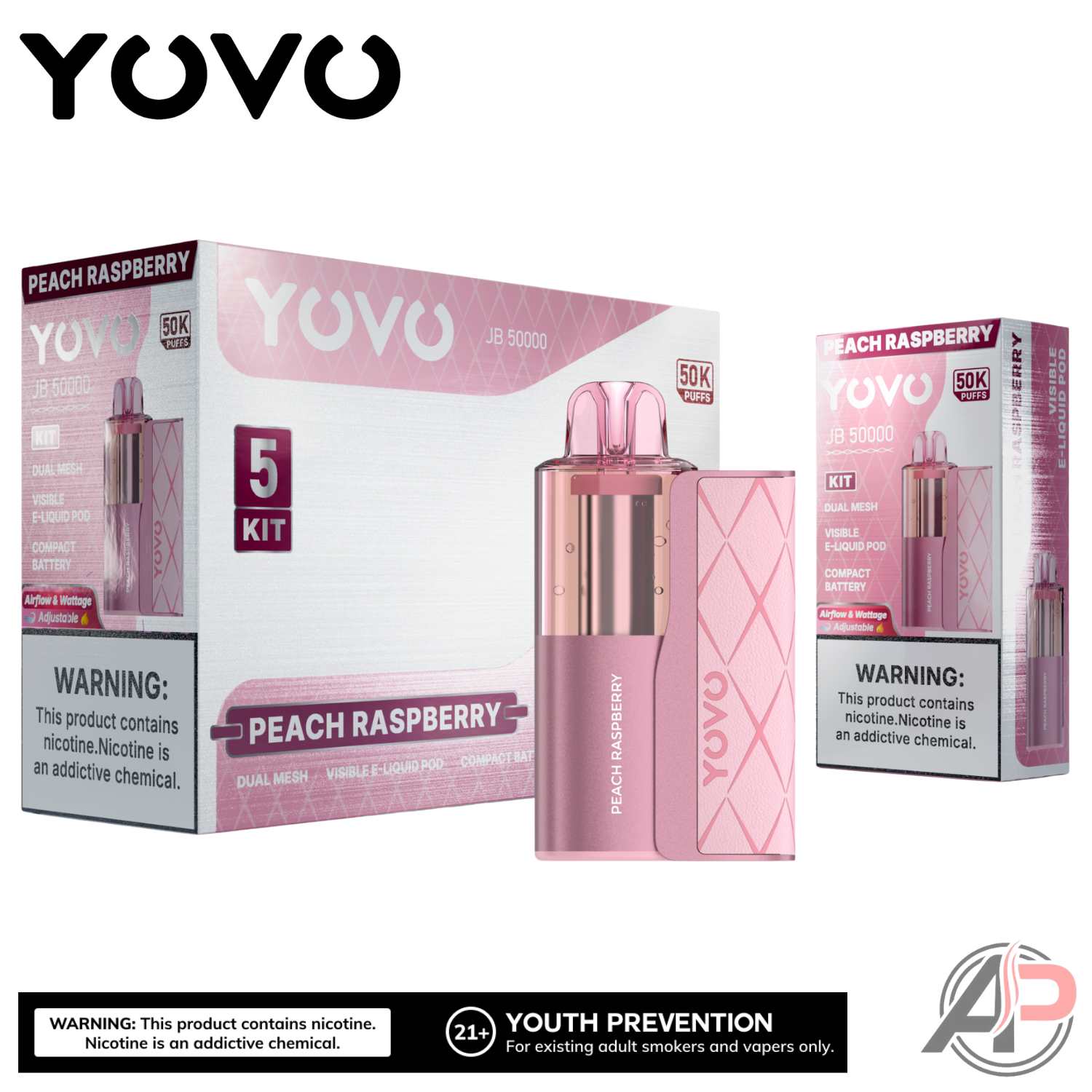 Yovo JB50000 Puffs Disposable Vape Device Kit