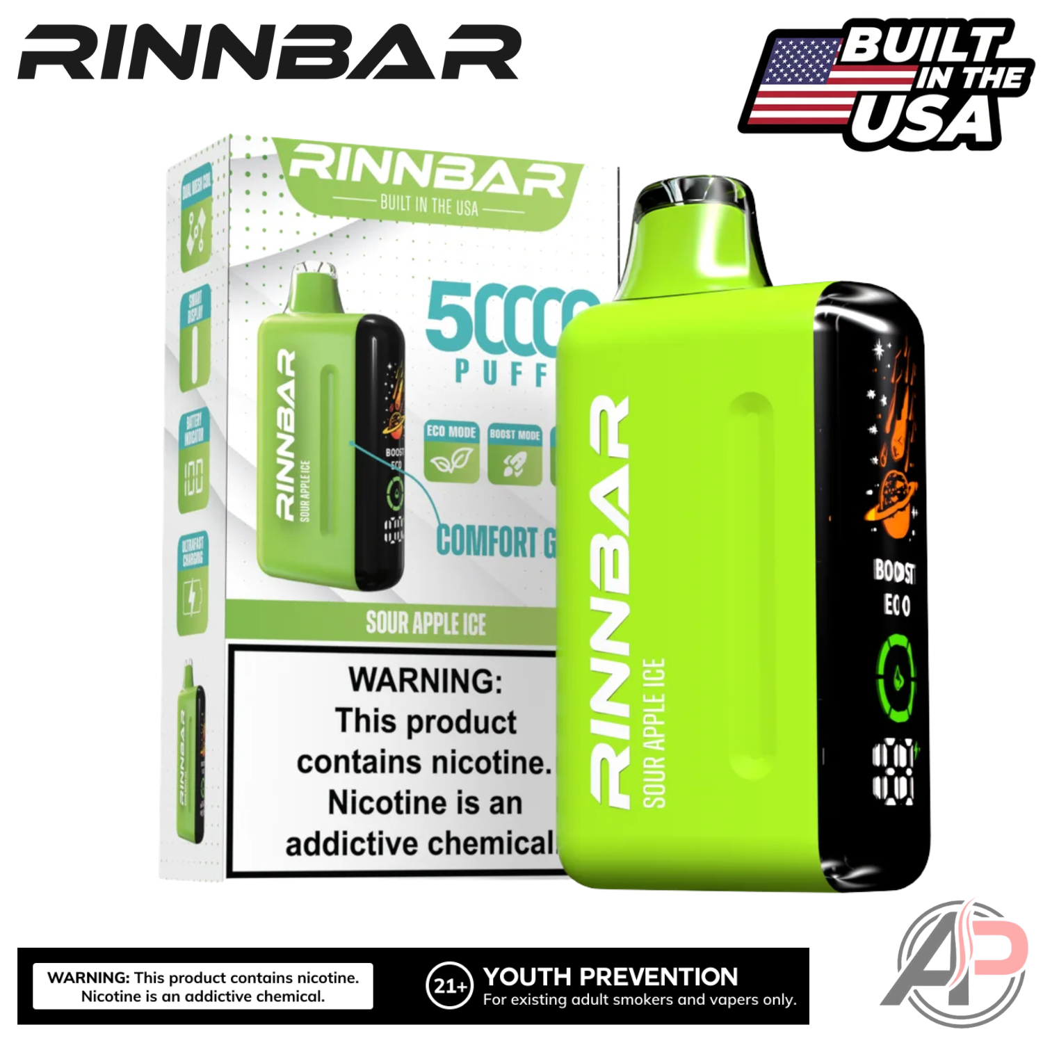Rinnbar 50000 Puffs Disposable Vape Device