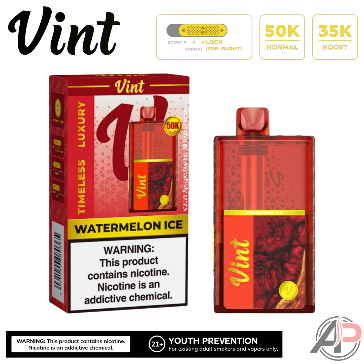 Vint 50000 Puffs Disposable Vape Device