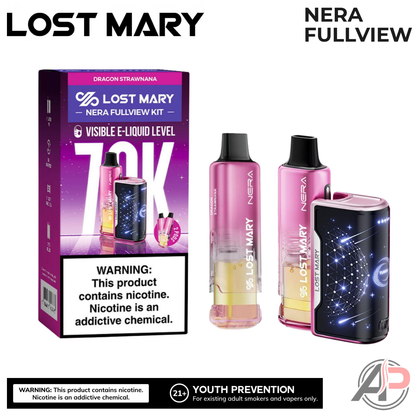 Lost Mary Nera Fullview 70k Puffs Disposable Vape Device Kit
