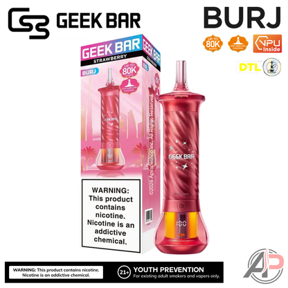 Geek Bar Burj 80K Puffs Hookah Disposable Vape Device