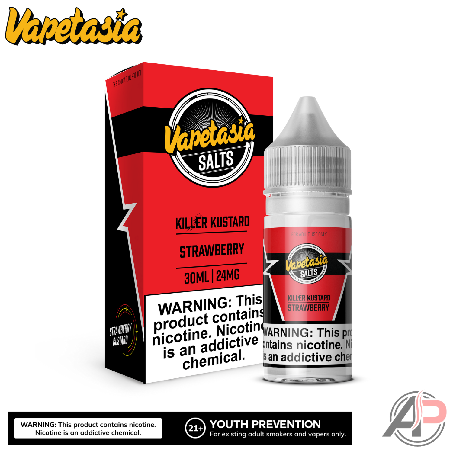Vapetasia Killer Kustard Strawberry 100mL E-Liquid