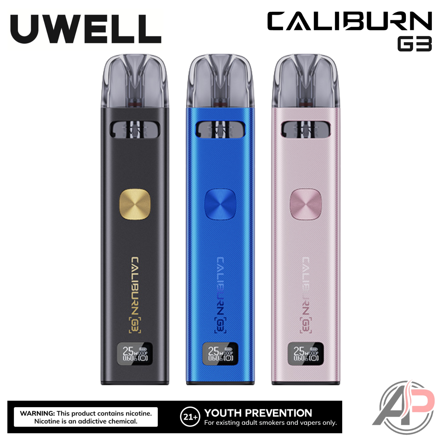 Uwell Caliburn G3 Pod System Starter Kit Device
