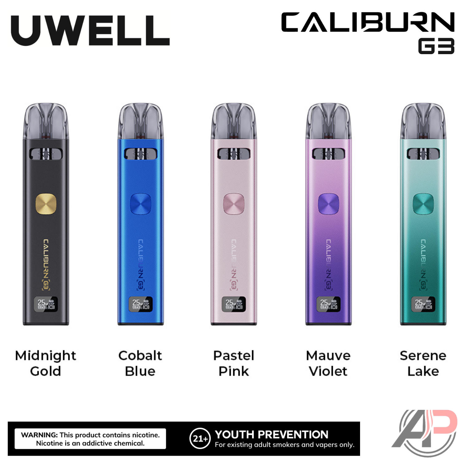 Uwell Caliburn G3 Pod System Starter Kit Device
