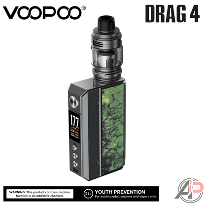 Voopoo Drag 4 177W Box Mod Starter Kit Device