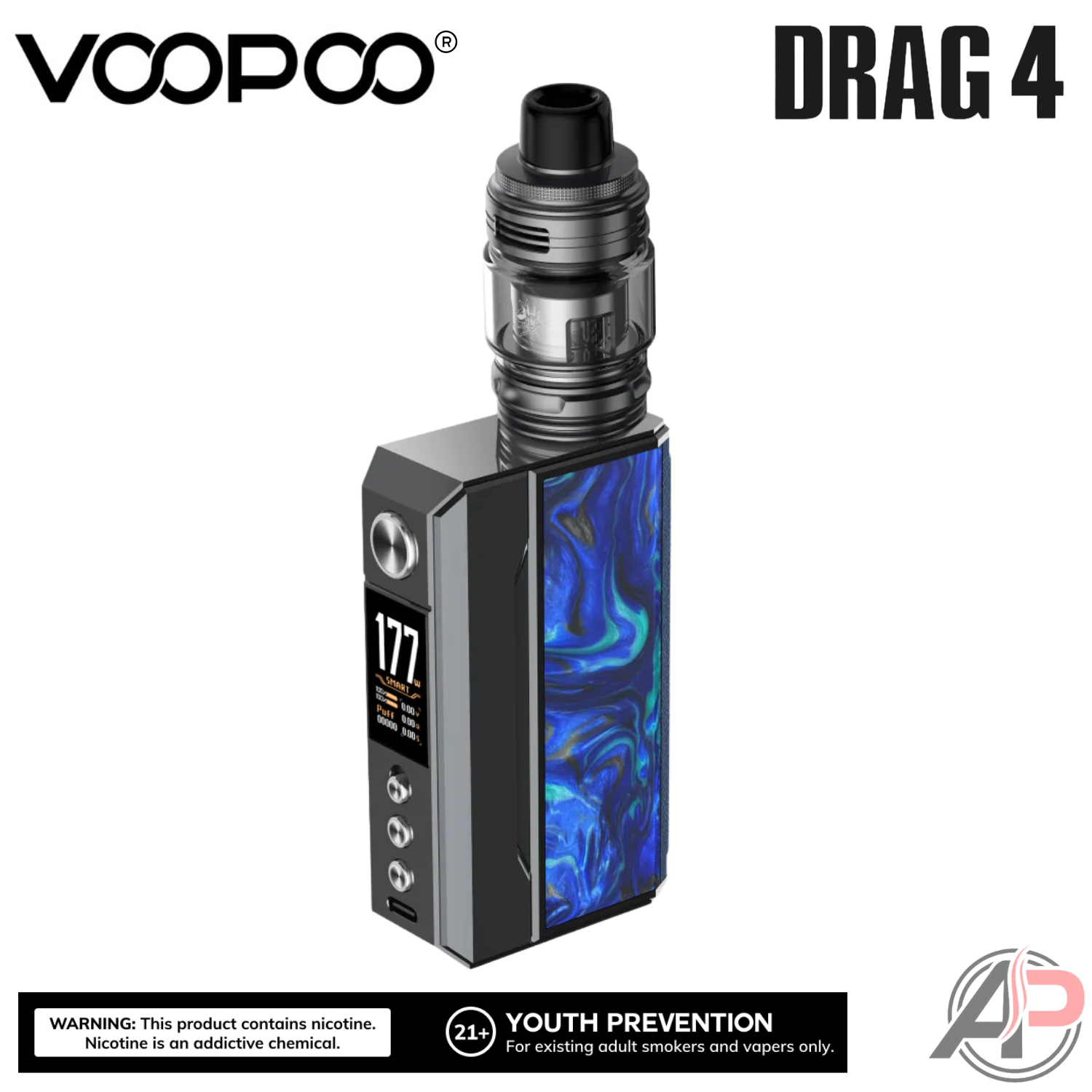 Voopoo Drag 4 177W Vape Mod Starter Kit Apvs Voopoo Drag 4 177W Vape Mod Starter Kit Apvs